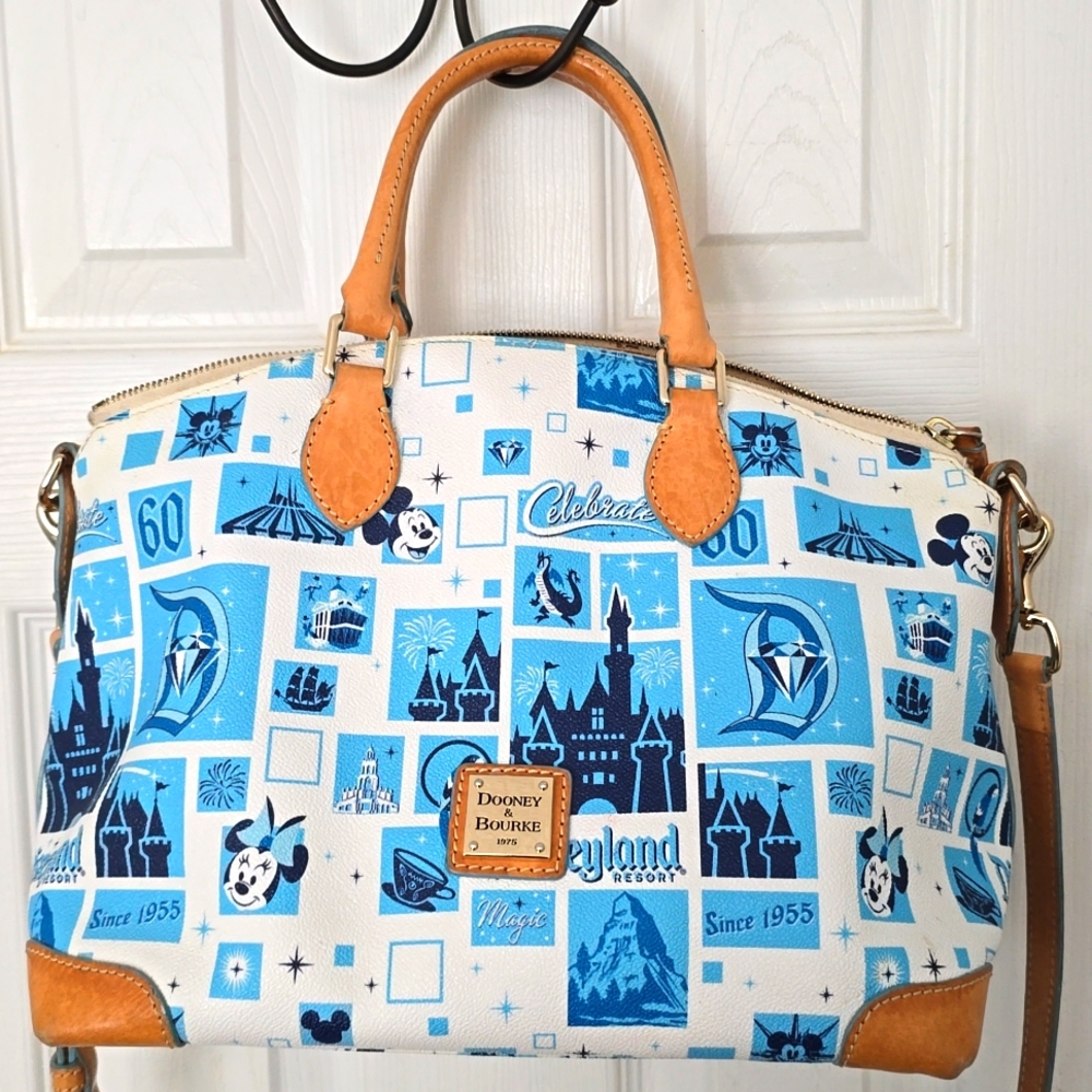 Dooney & Burke Special Edition 60th Anniversary Disneyland Satchel Purse 2015
